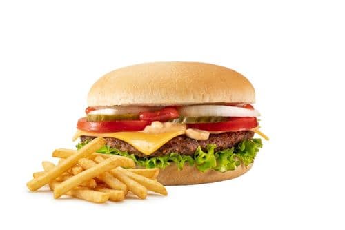 Cheeseburger / frites